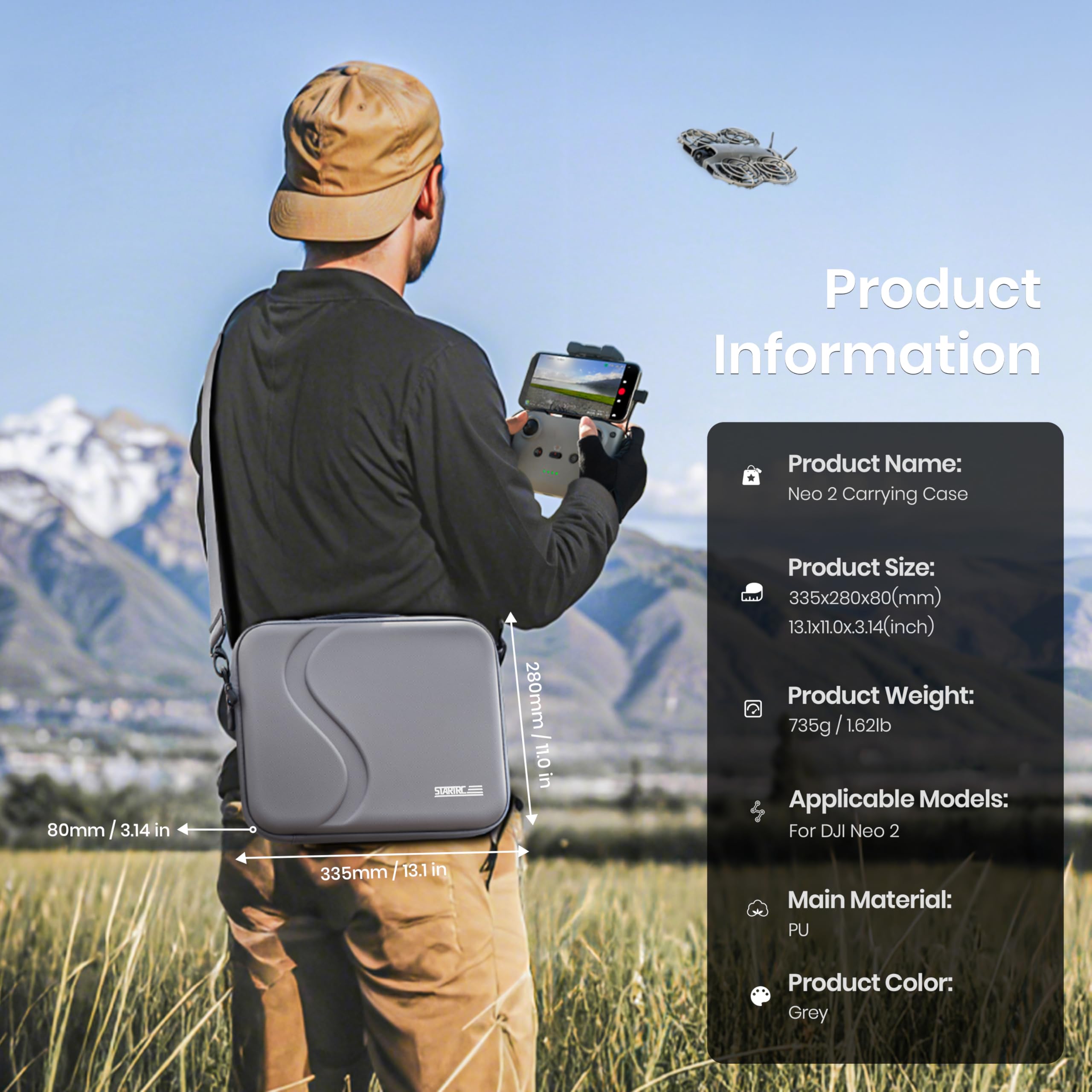 Drone Neo Rc - Tas Pembawa untuk Aksesoris DJI Neo