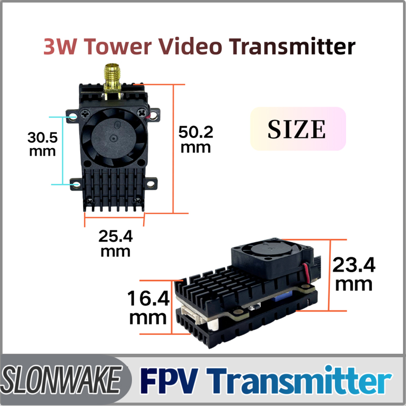Receiver Rc Drone - Modul Transmisi Video FPV SLONWAKE 5.8G