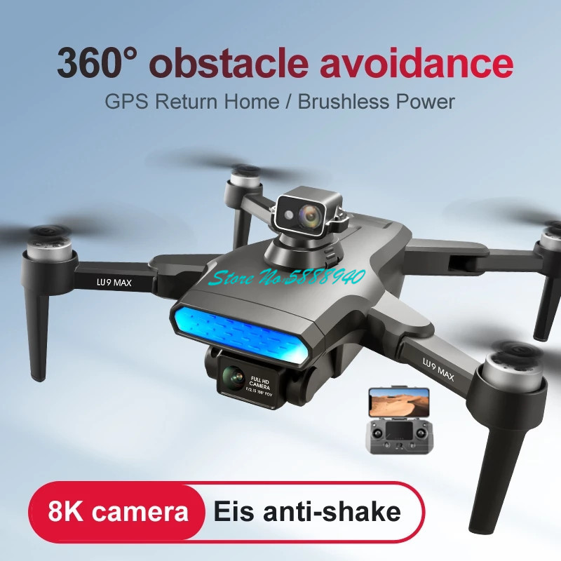 Drone Rc Fpv Manual - GPS Retuen Brushless 360 ° pintar