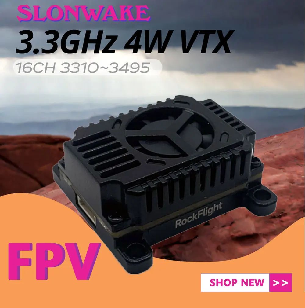 SLONWAKE FPV 3.3G 16CH 4000mW  - Receiver Rc Drone ulasan dan harga