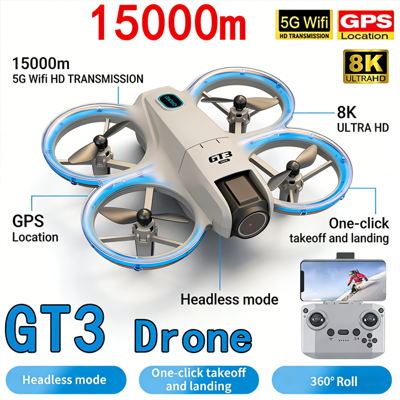 Drone GT3 MAX Baru 8K HD Fotog - Drone Gt3 Rc ulasan dan harga
