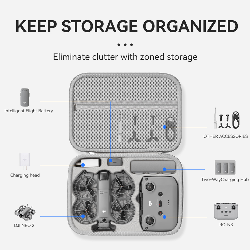 Tas Organizer Perjalanan XFJI  - Drone Neo Rc ulasan dan harga