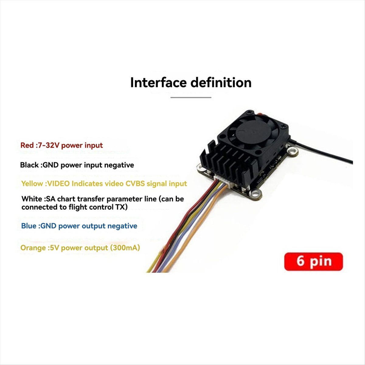 5.8G 2W VTX 2000mW Modul Peman - Drone Rc Drone ulasan dan harga