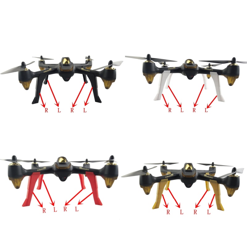 Hubsan H501S H501C X4 Set Roda - Quadcopter Frame ulasan dan harga