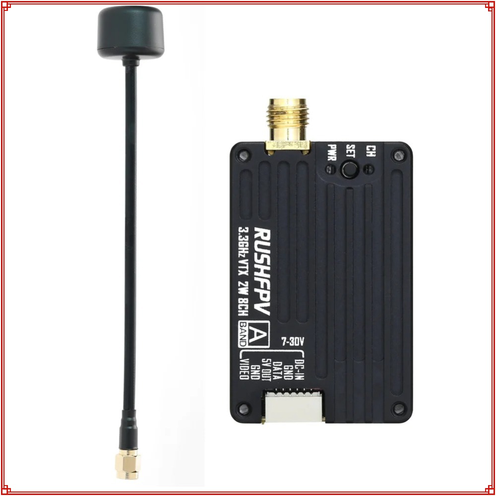 2026 RUSHFPV 3.3G 2W VTX Trans - Receiver Rc Drone ulasan dan harga