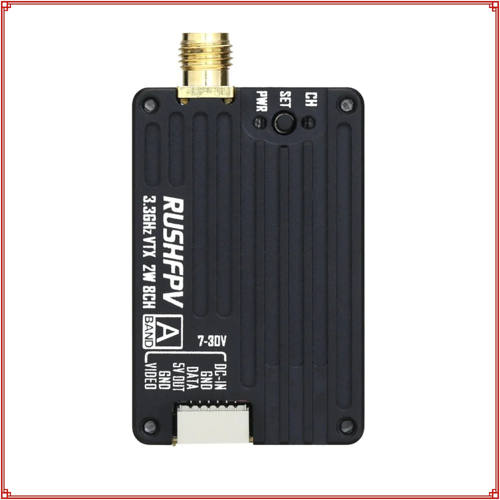 2026 RUSHFPV 3.3G 2W VTX Trans - Receiver Rc Drone ulasan dan harga
