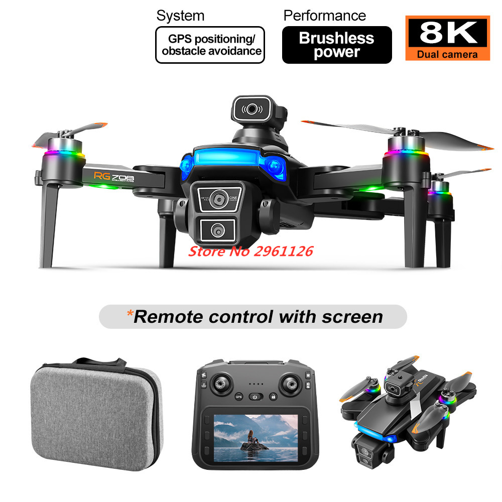 Drone GPS Kamera HD 8K Profesi - Drone Rc Fpv Manual ulasan dan harga