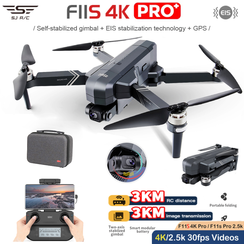 SJRC F11S 4K Pro Plus Drone de - Drone Rc Fpv Manual ulasan dan harga