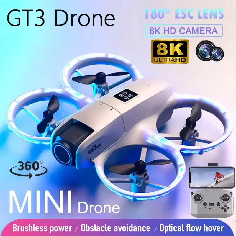 Drone Mini GT3 Baru 8K HD Kame - Drone Gt3 Rc ulasan dan harga
