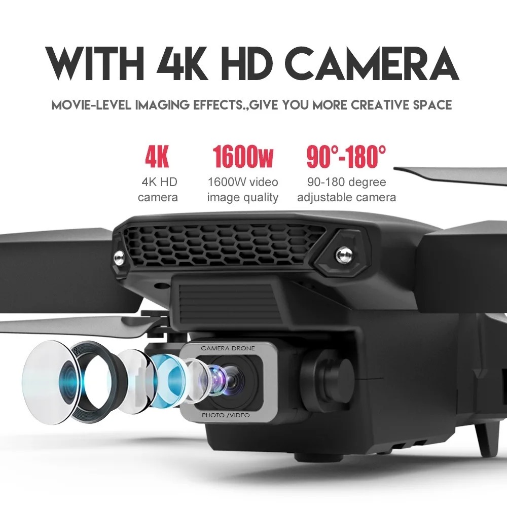 Drone RC Baru E88Pro 4K Profes - Drone Rc Pro 2 ulasan dan harga