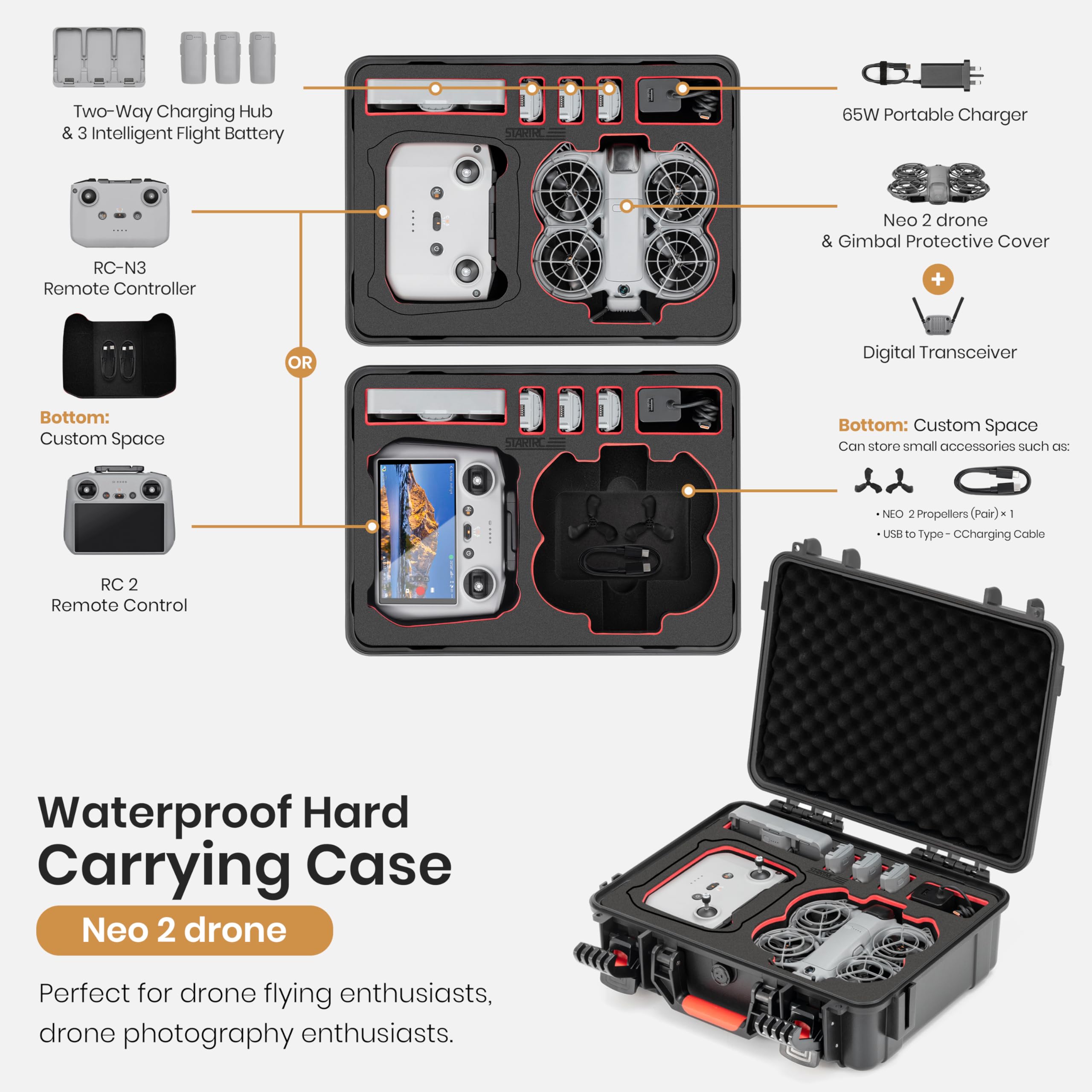 STARTRC Kotak Penyimpanan Kera - Drone Neo Rc ulasan dan harga
