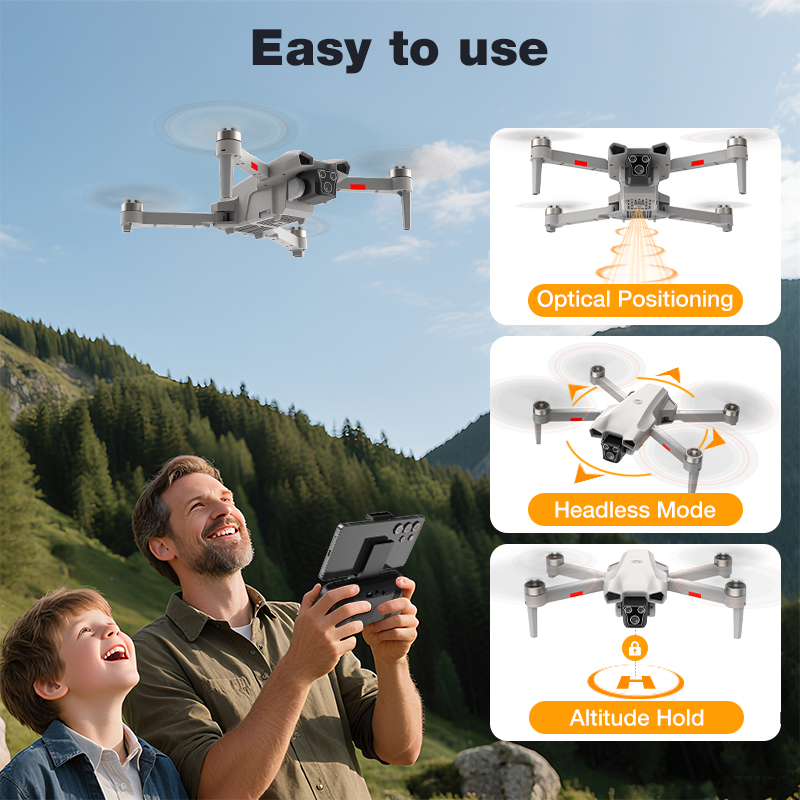 Drone Baru L017 Pro Brushless  - Drone Rc Pro 2 ulasan dan harga